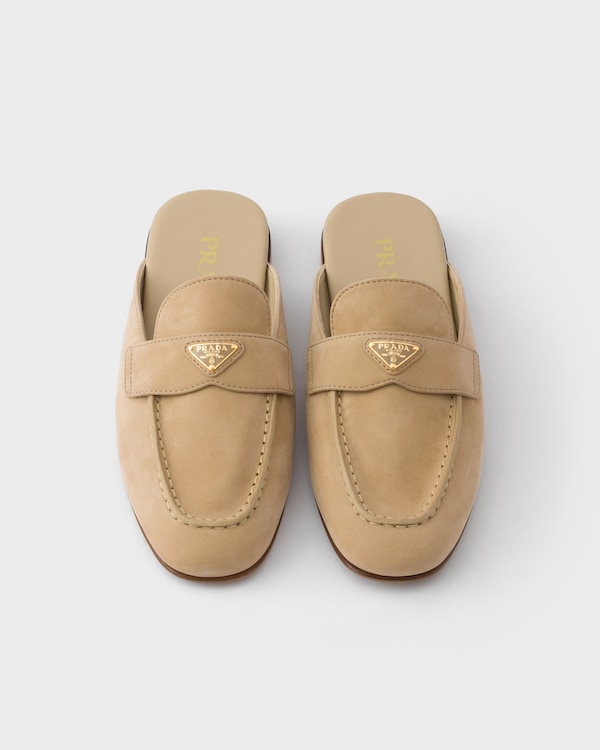Nubuck mules - Desert Beige Nubuck mules - Desert Beige