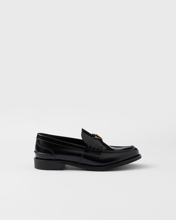 Brushed leather loafers Brushed leather loafers