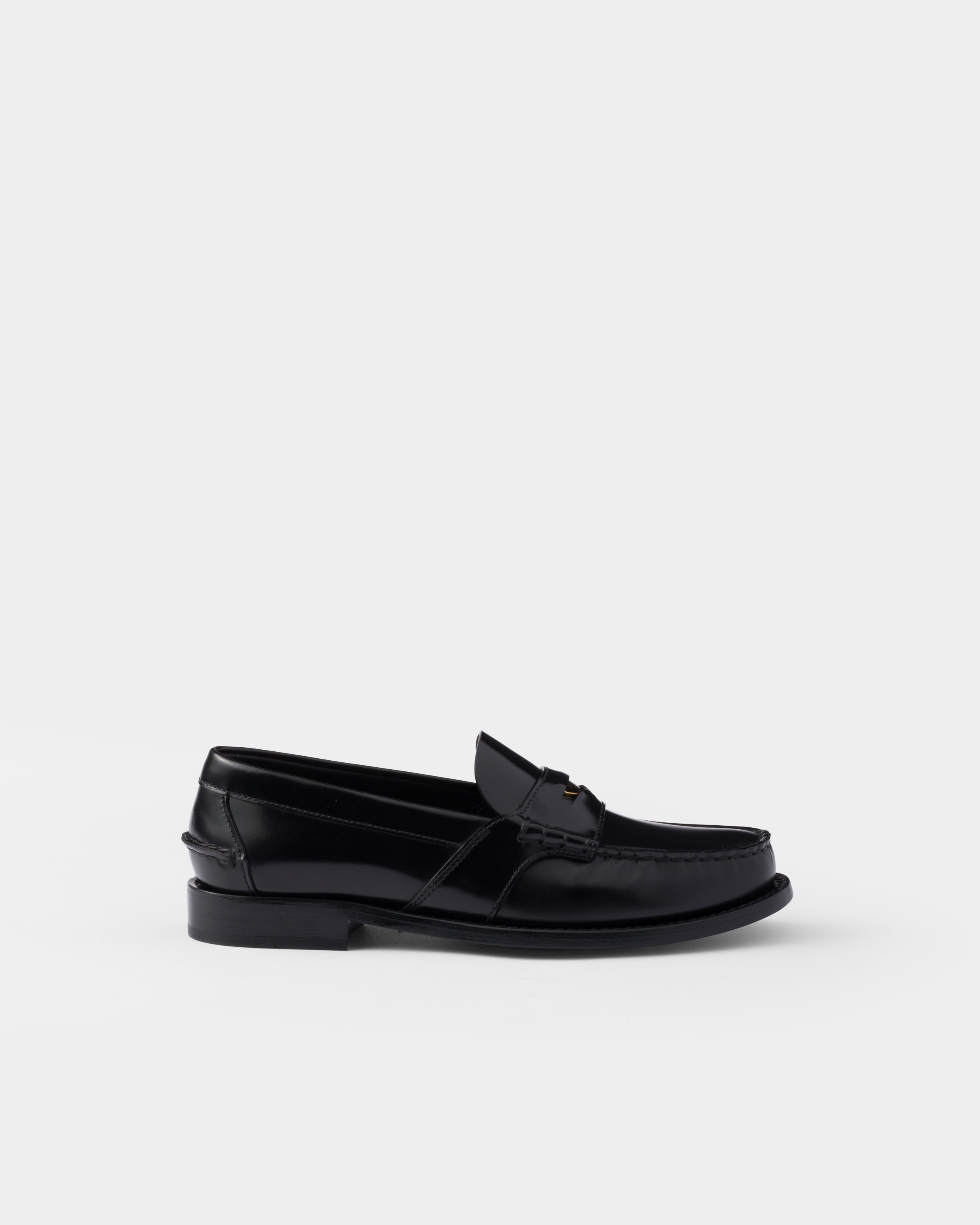 Prada penny loafers womens hotsell