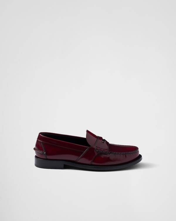 Brushed leather loafers Brushed leather loafers