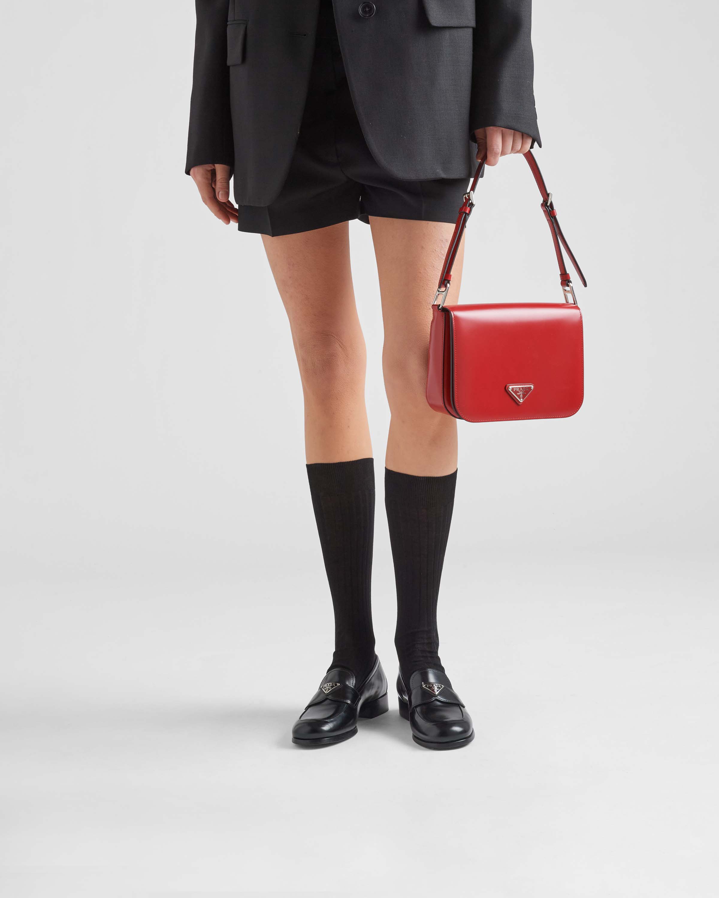 Prada Brushed leather loafers 3