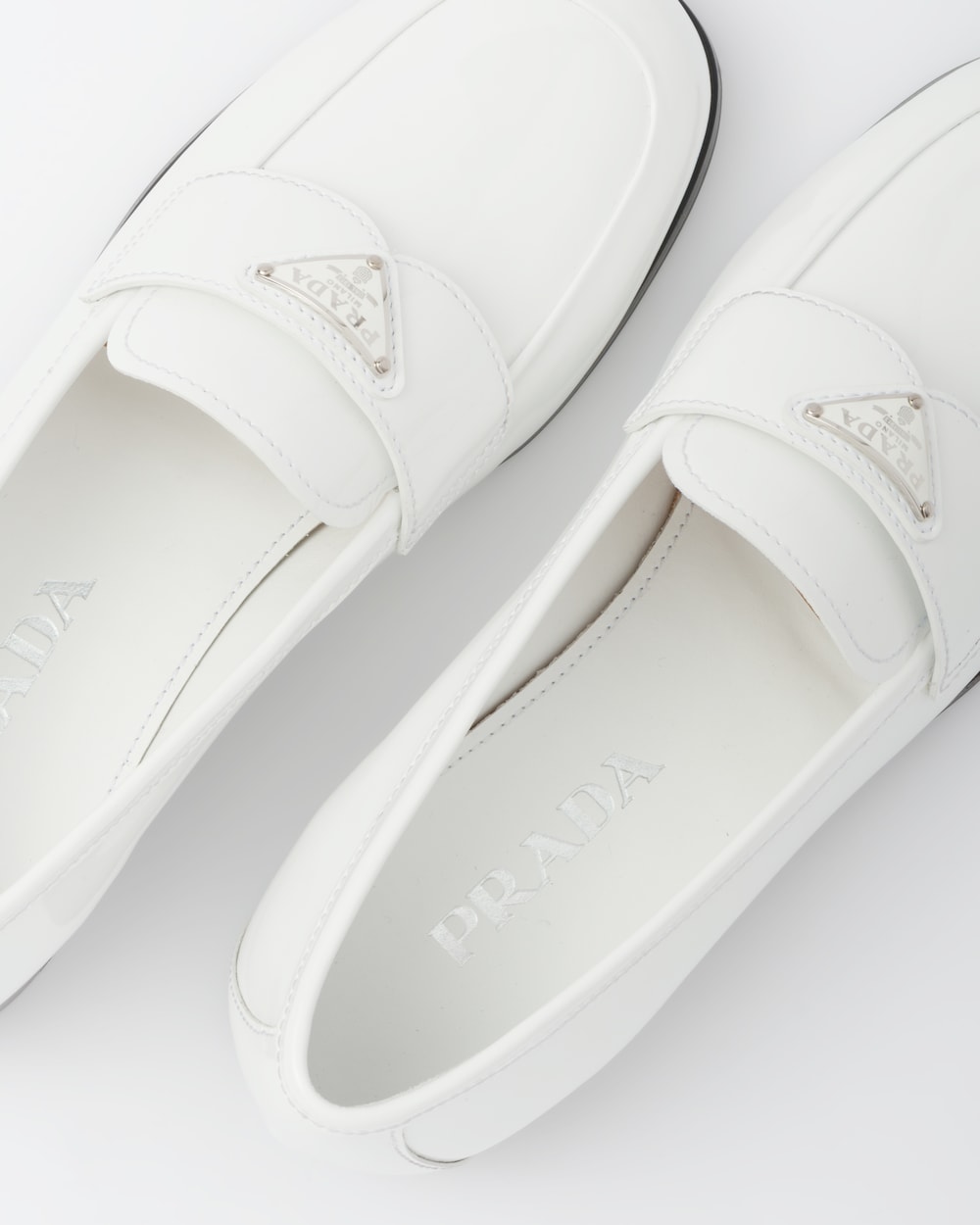 prada patent leather trainers