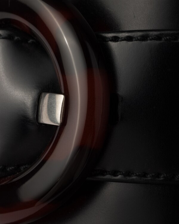 ブラッシュドレザー ローファー - ブラック ブラッシュドレザー ローファー - ブラック