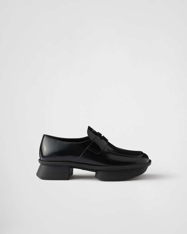 Equal brushed leather loafers Equal brushed leather loafers