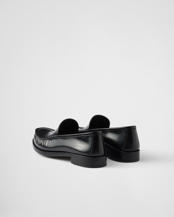 Brushed leather loafers Brushed leather loafers