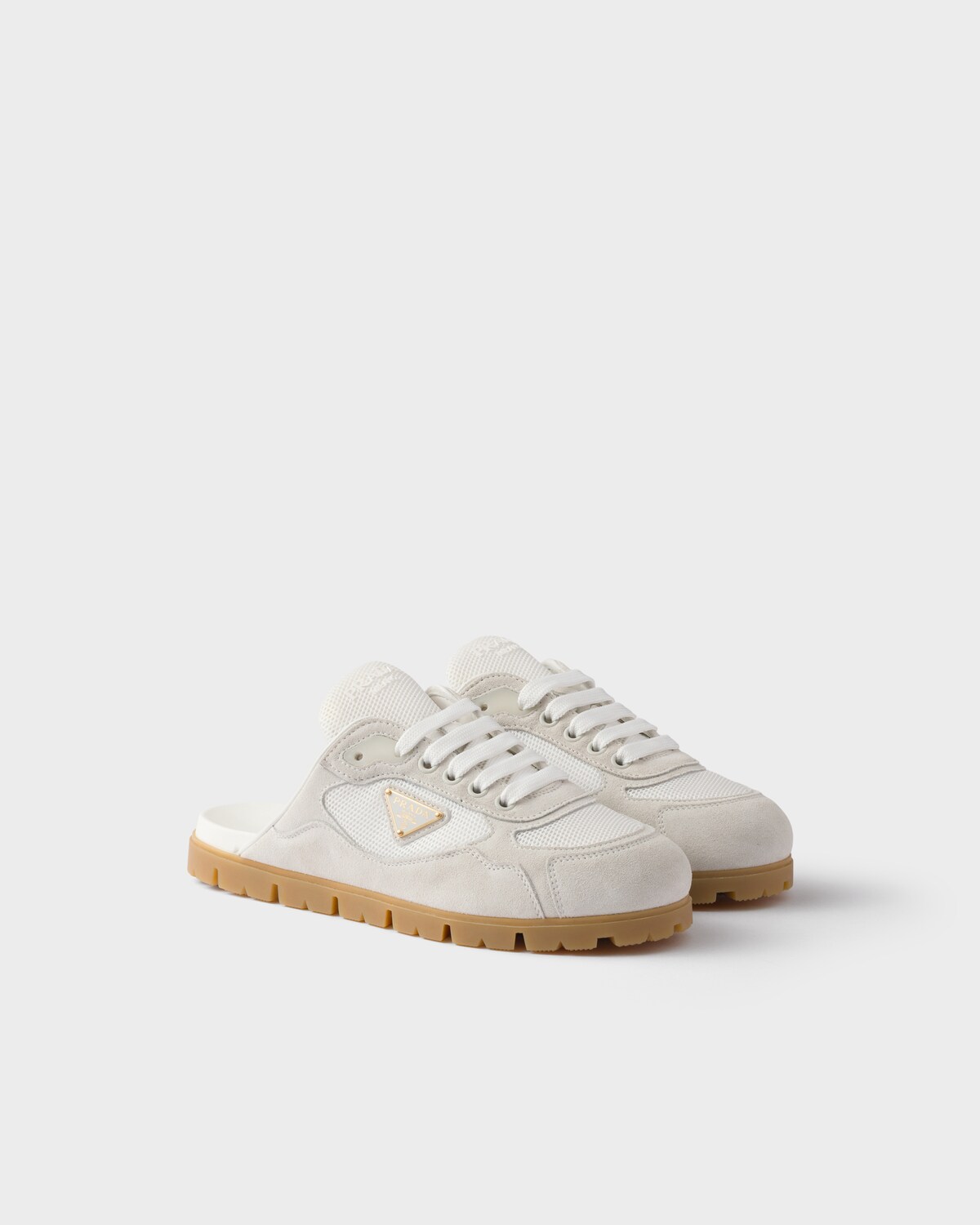Prada Suede Mules - Women's 35