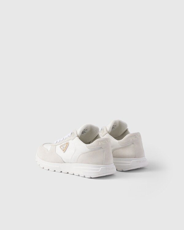 Prax 2.0 Re-Nylon and suede sneakers - White Prax 2.0 Re-Nylon and suede sneakers - White