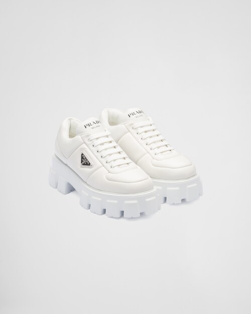 Prada Soft padded nappa leather lace-up shoes 1