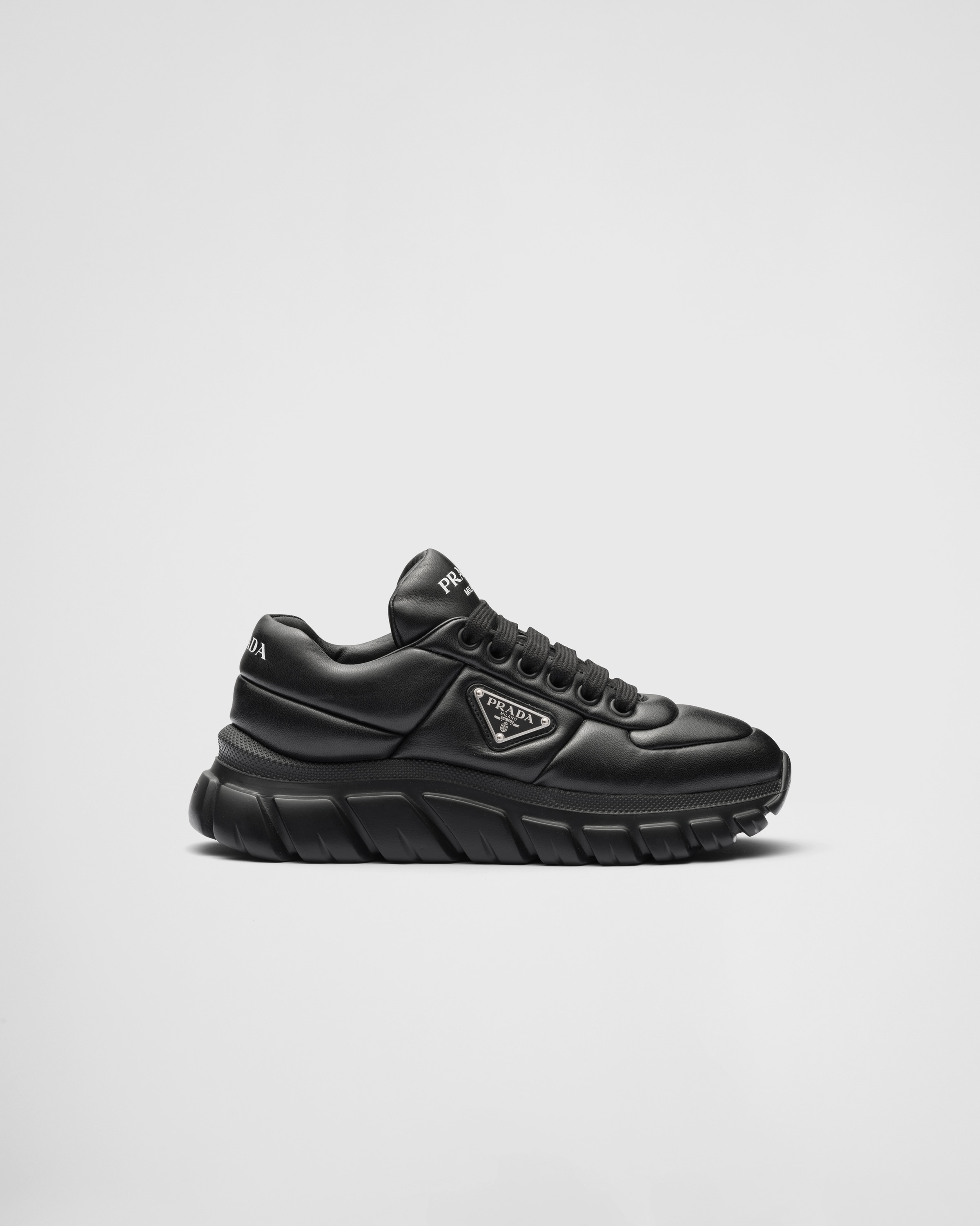 Trainers for Women Leather and Re Nylon PRADA