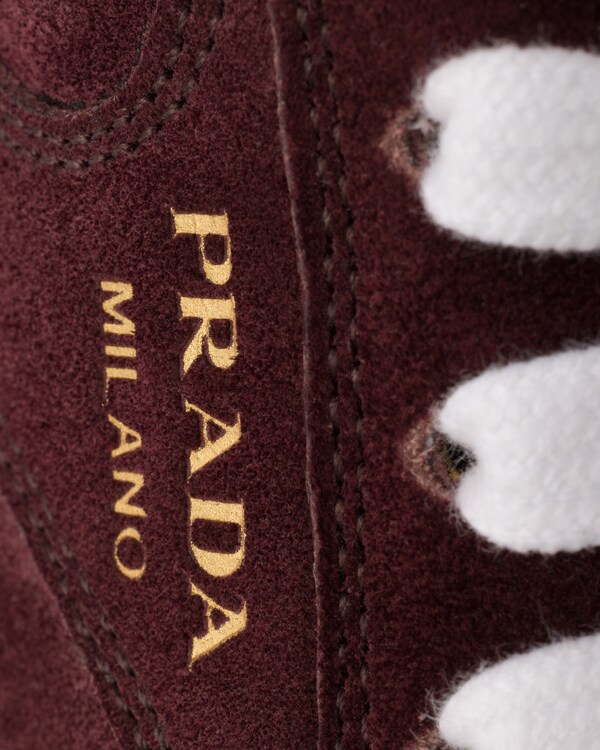 Suede sneakers - Burgundy Suede sneakers - Burgundy