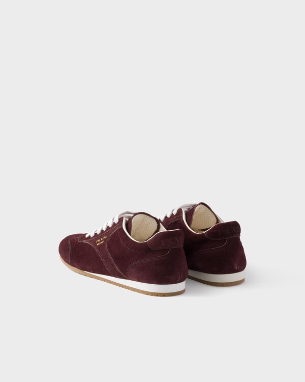 Suede sneakers - Burgundy Suede sneakers - Burgundy