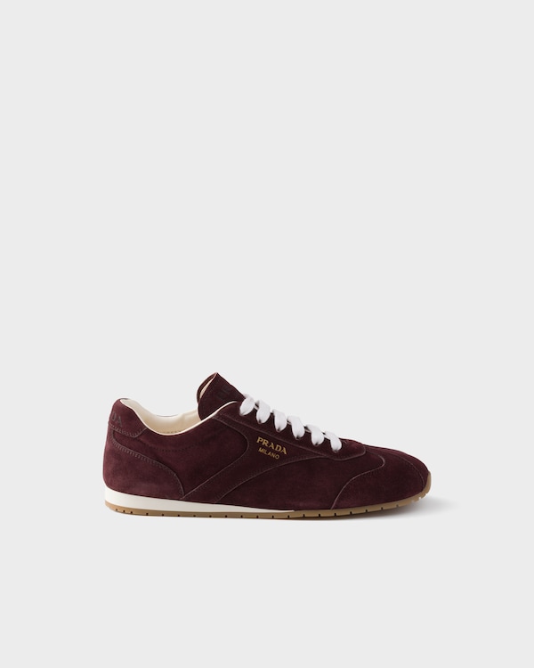 Suede sneakers - Burgundy Suede sneakers - Burgundy