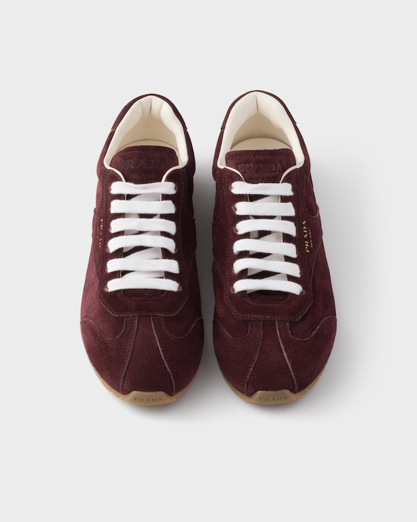 Suede sneakers - Burgundy Suede sneakers - Burgundy