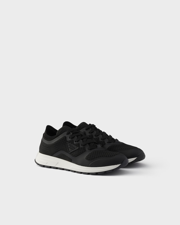 PRAX 2.0 knit fabric sneakers - Black PRAX 2.0 knit fabric sneakers - Black