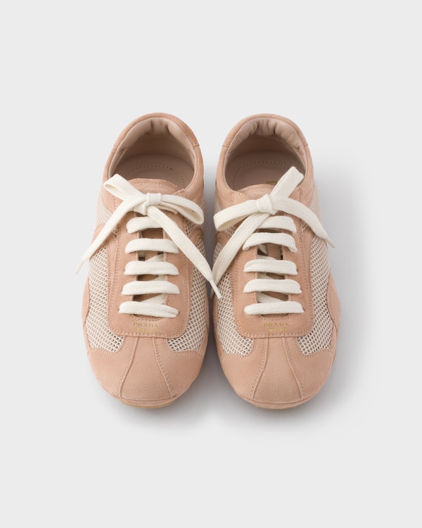 Montecarlo Re-Edition 2005 suede and mesh sneakers Montecarlo Re-Edition 2005 suede and mesh sneakers