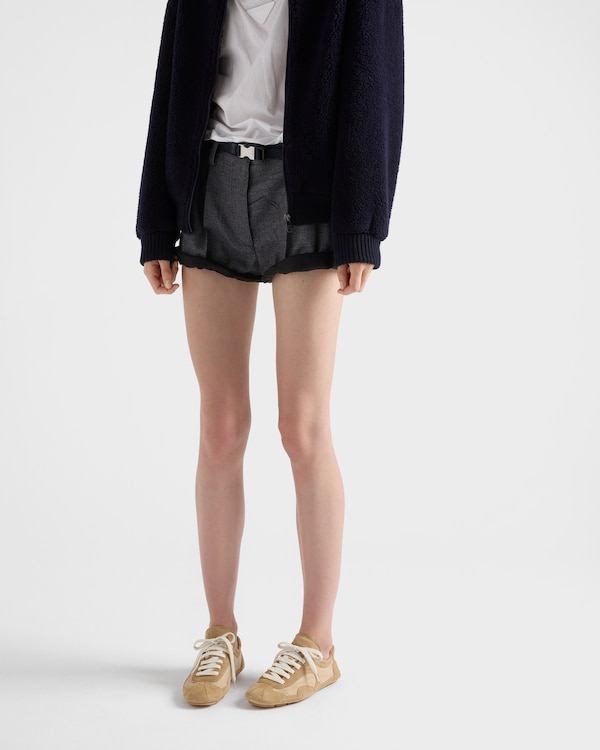 Montecarlo Re-Edition 2005 Sneaker aus Veloursleder und Re-Nylon - Kamelbraun Montecarlo Re-Edition 2005 Sneaker aus Veloursleder und Re-Nylon - Kamelbraun