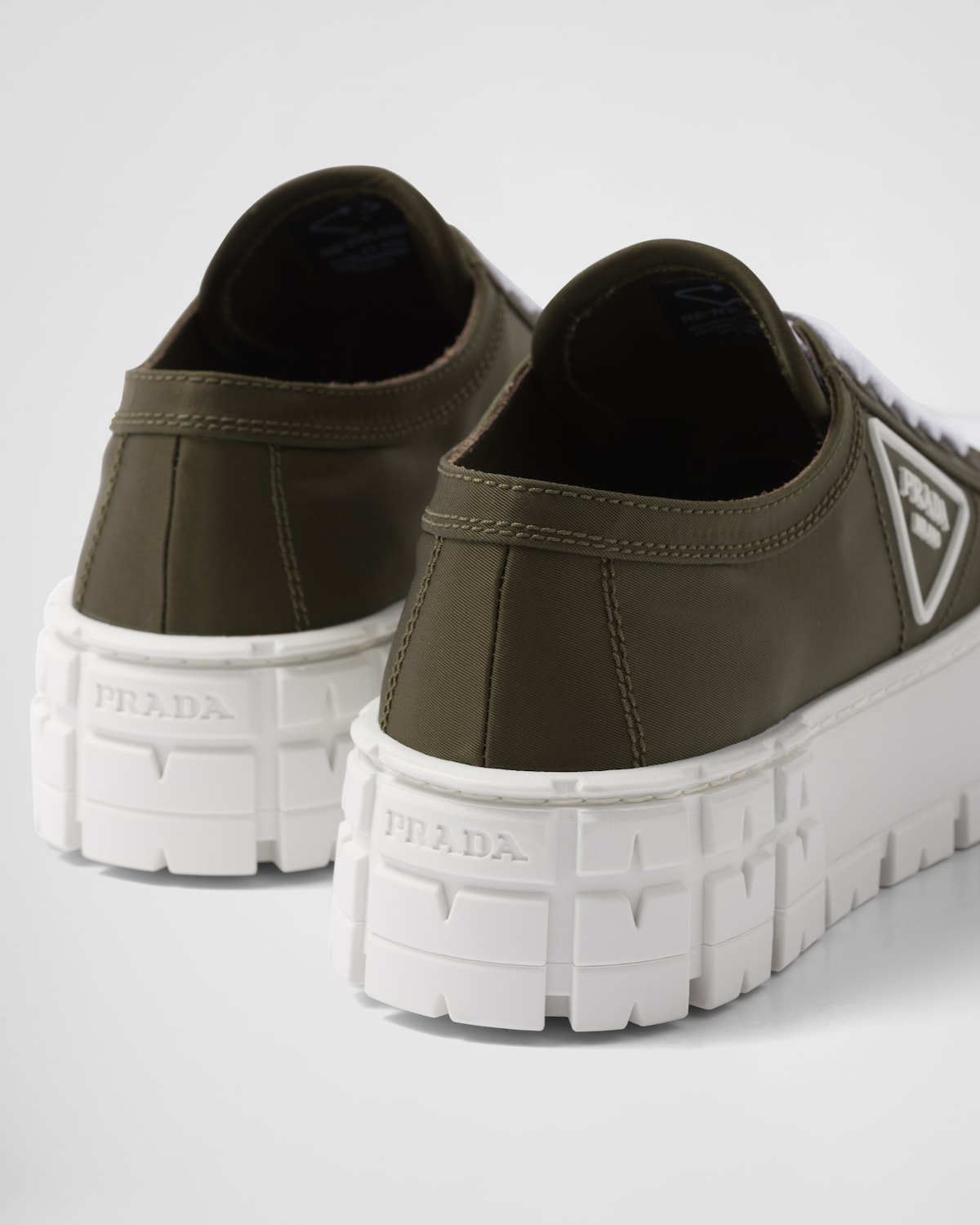 PRA DOUBLE WHEEL RE-NYLON GABARDINE SNEAKERS SKY CALFSKIN main image 0