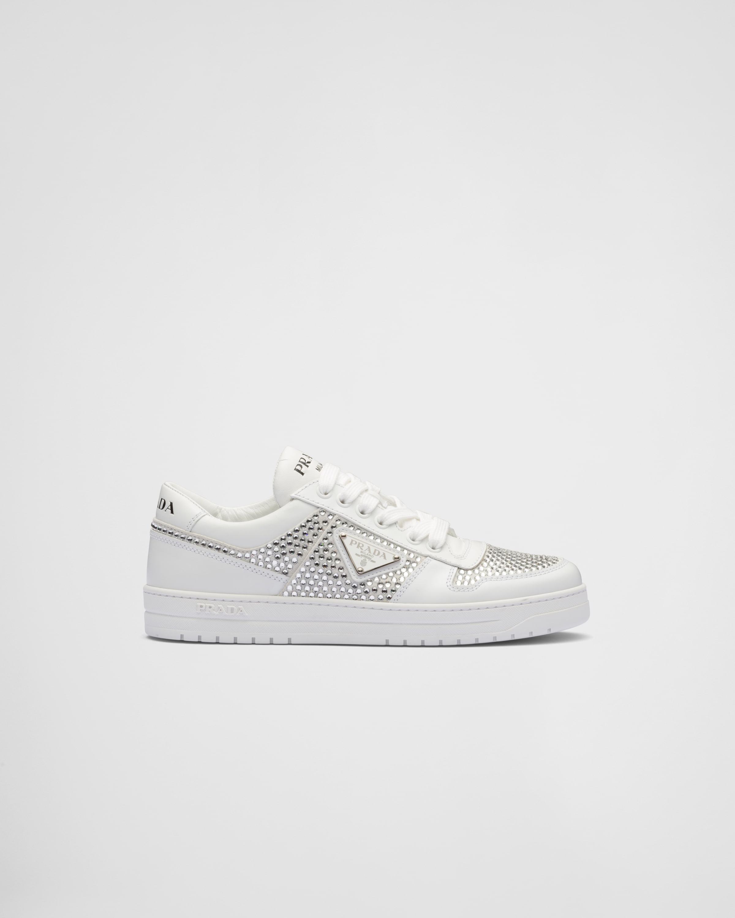 White prada trainers womens store