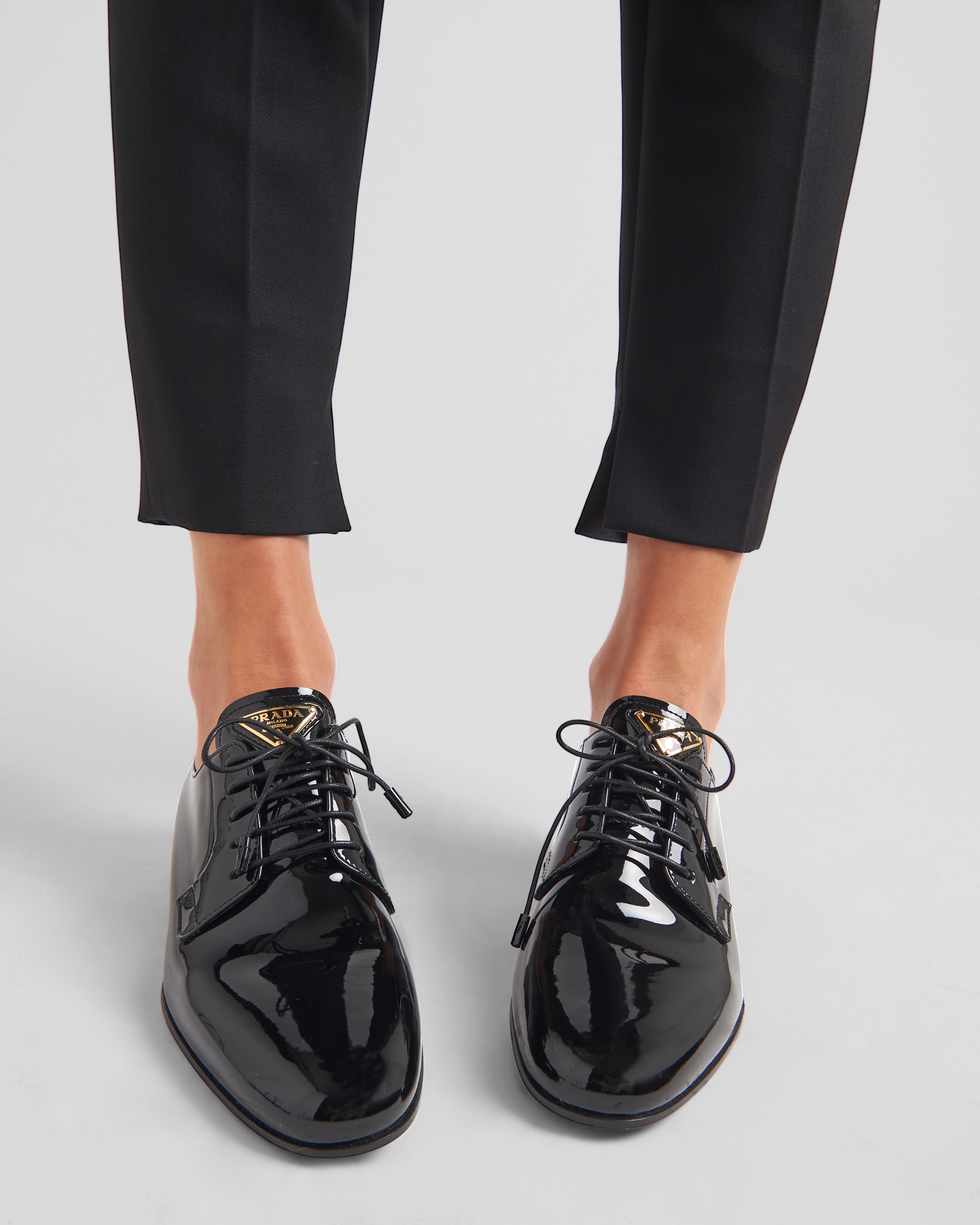 Patent leather lace new arrivals up shoes