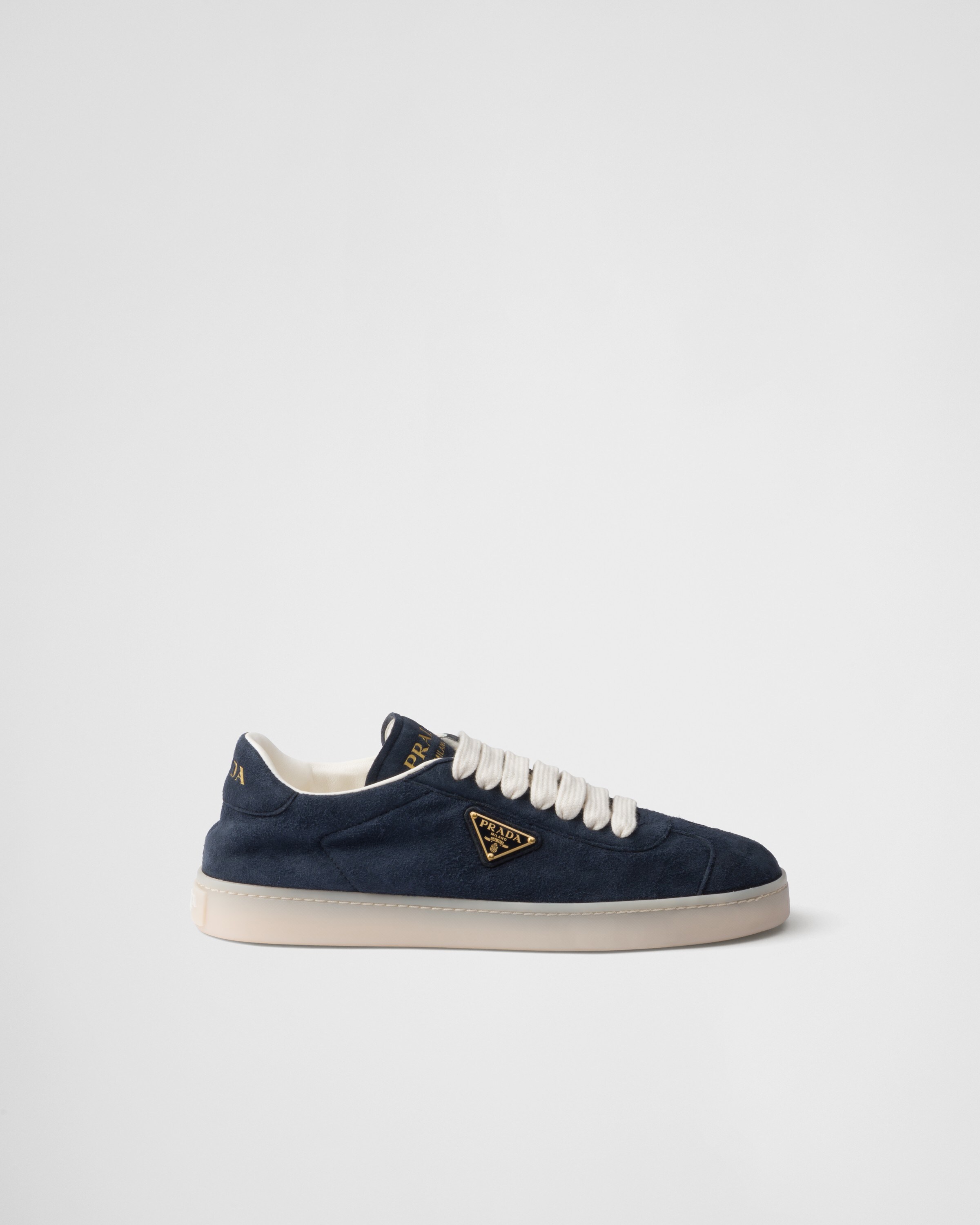 Navy suede sneakers top