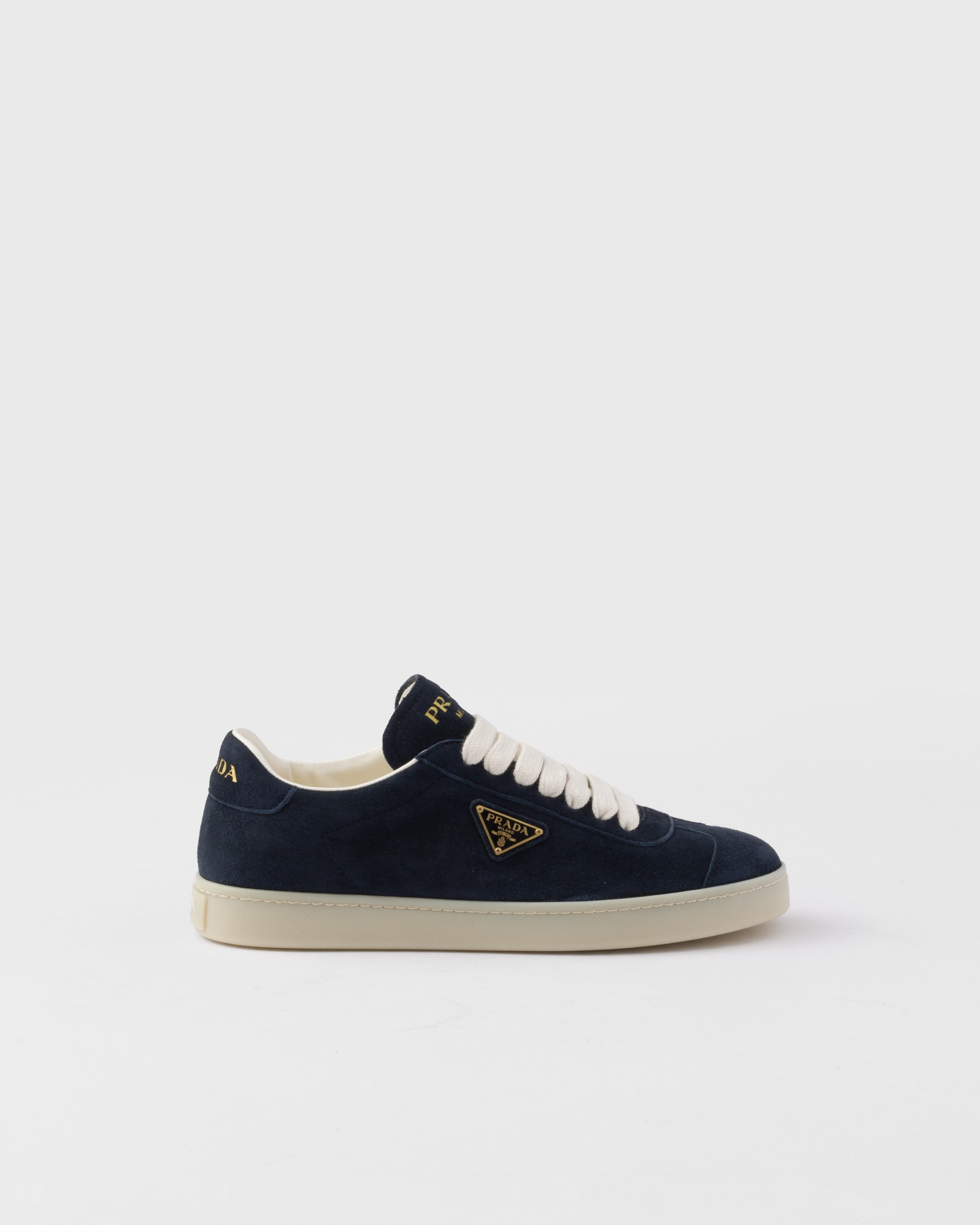 Navy Suede Sneakers PRADA