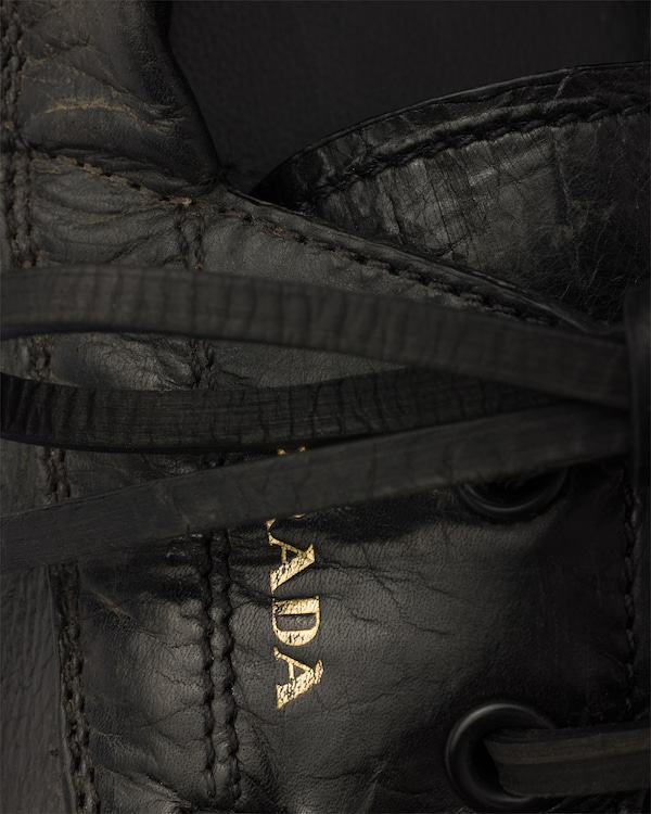 Antikleder-Bootsschuhe - Schwarz Antikleder-Bootsschuhe - Schwarz