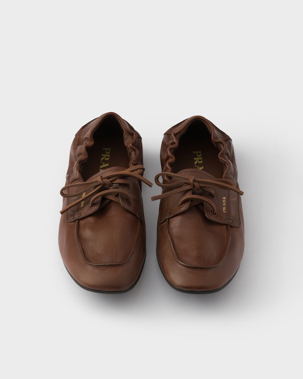 Antikleder-Bootsschuhe - Cognac Antikleder-Bootsschuhe - Cognac