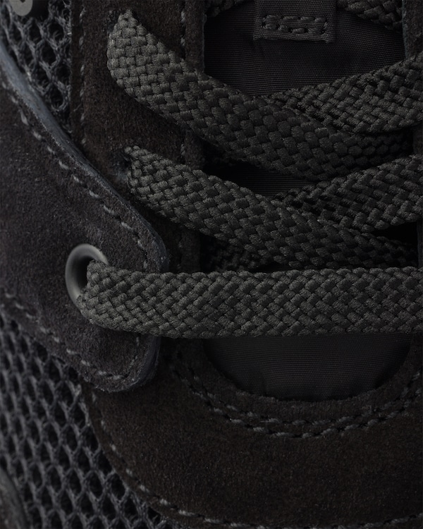 Mesh fabric and suede sneakers - Black Mesh fabric and suede sneakers - Black