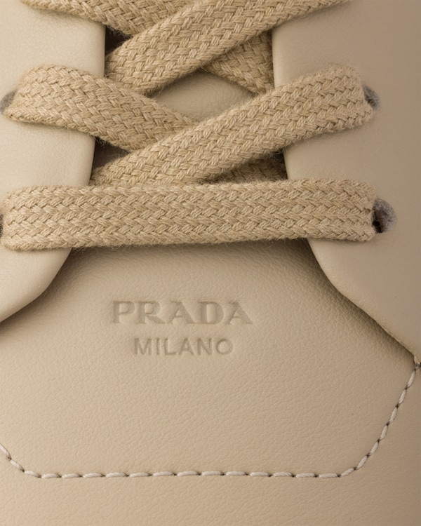 Sneaker Court aus Leder - Wüstenbeige Sneaker Court aus Leder - Wüstenbeige