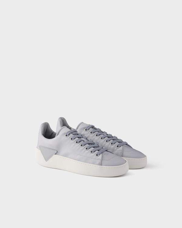 Sneaker Court aus Re-Nylon - Perlgrau Sneaker Court aus Re-Nylon - Perlgrau