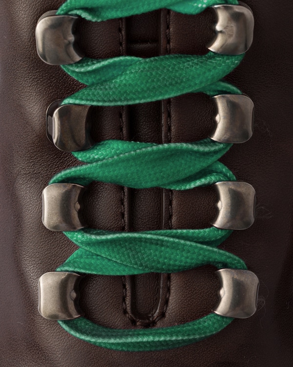 Leather lace-up shoes - Teak Leather lace-up shoes - Teak