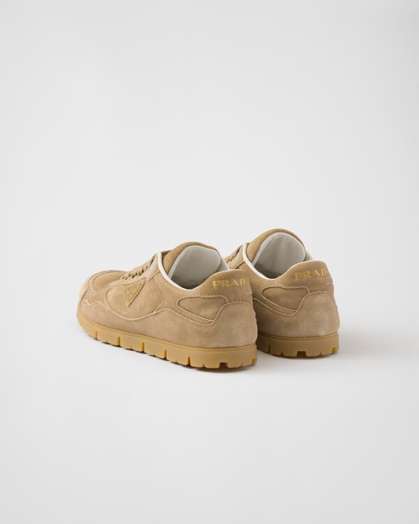 PRA FADED SUEDE SNEAKERS CHARCOAL