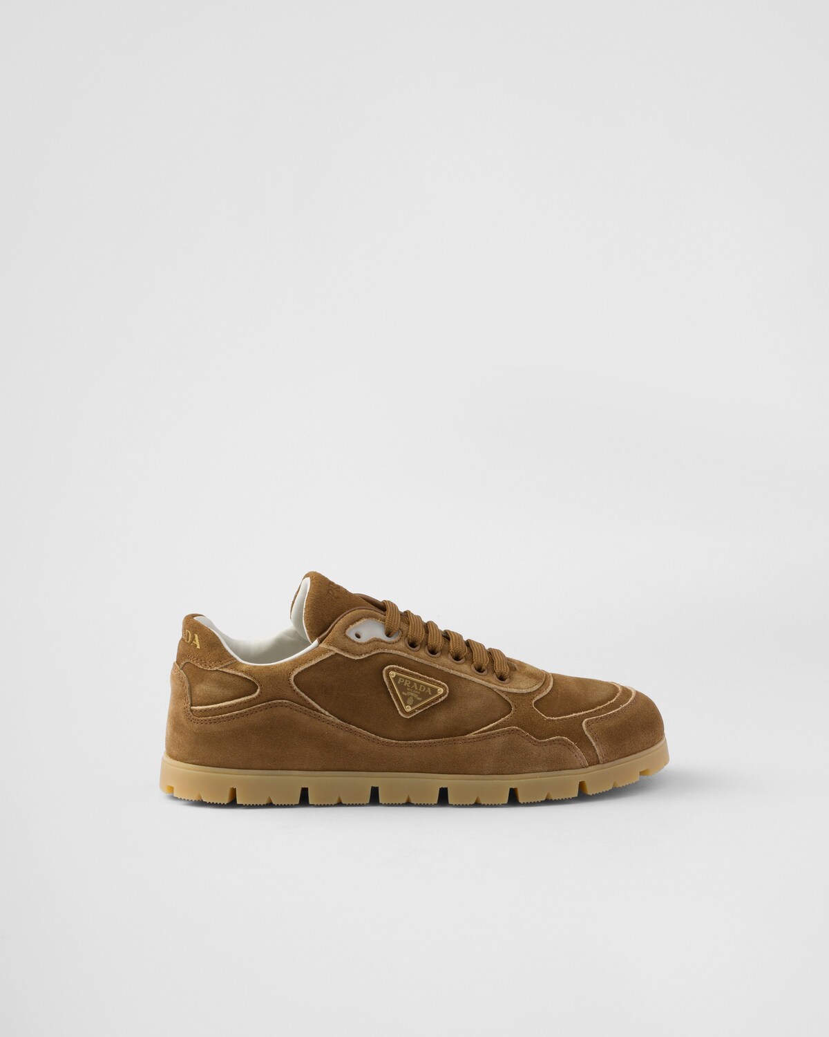 PRA TRAIL FADED SUEDE SNEAKERS CINNAMON