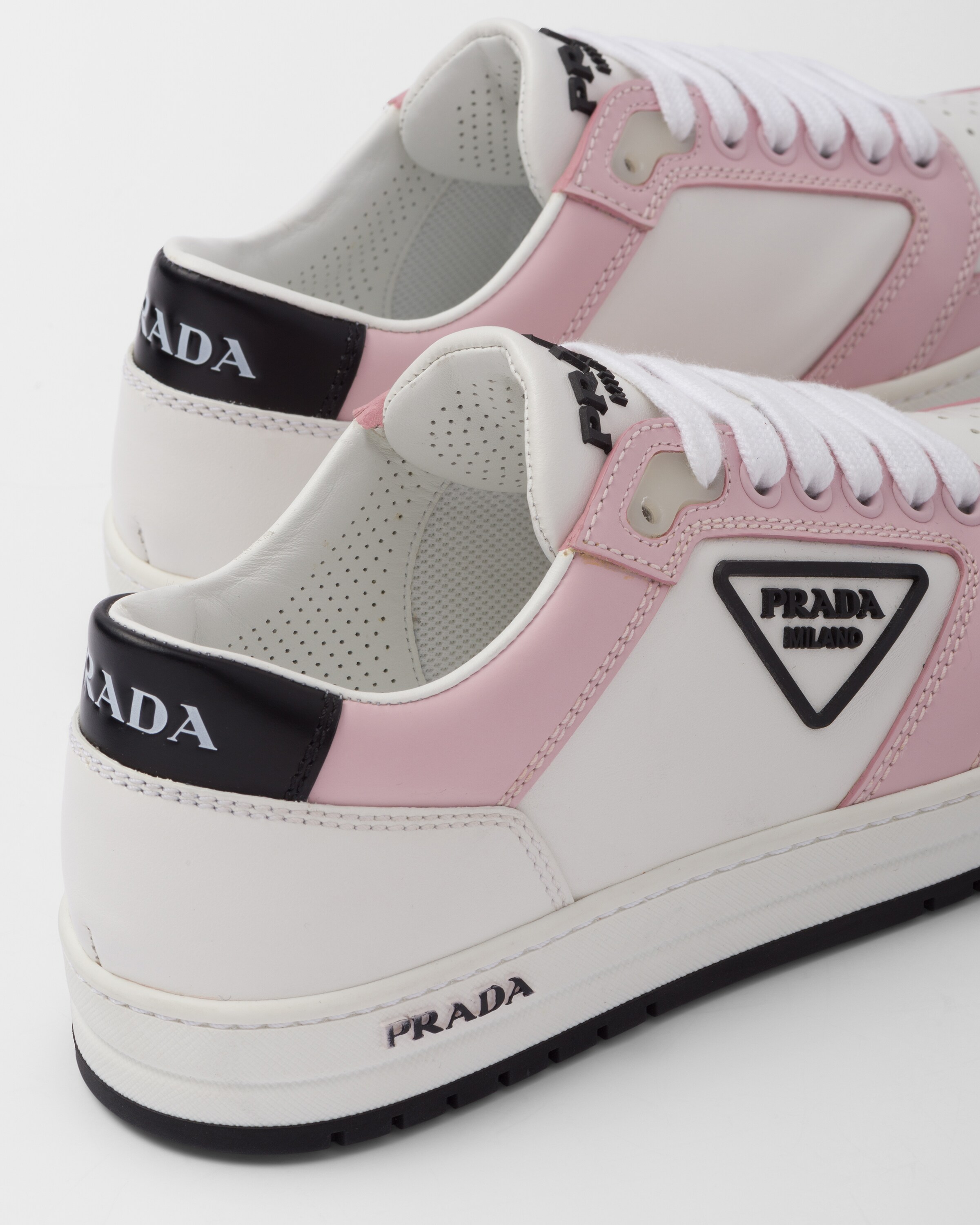 Pink prada sneakers sales