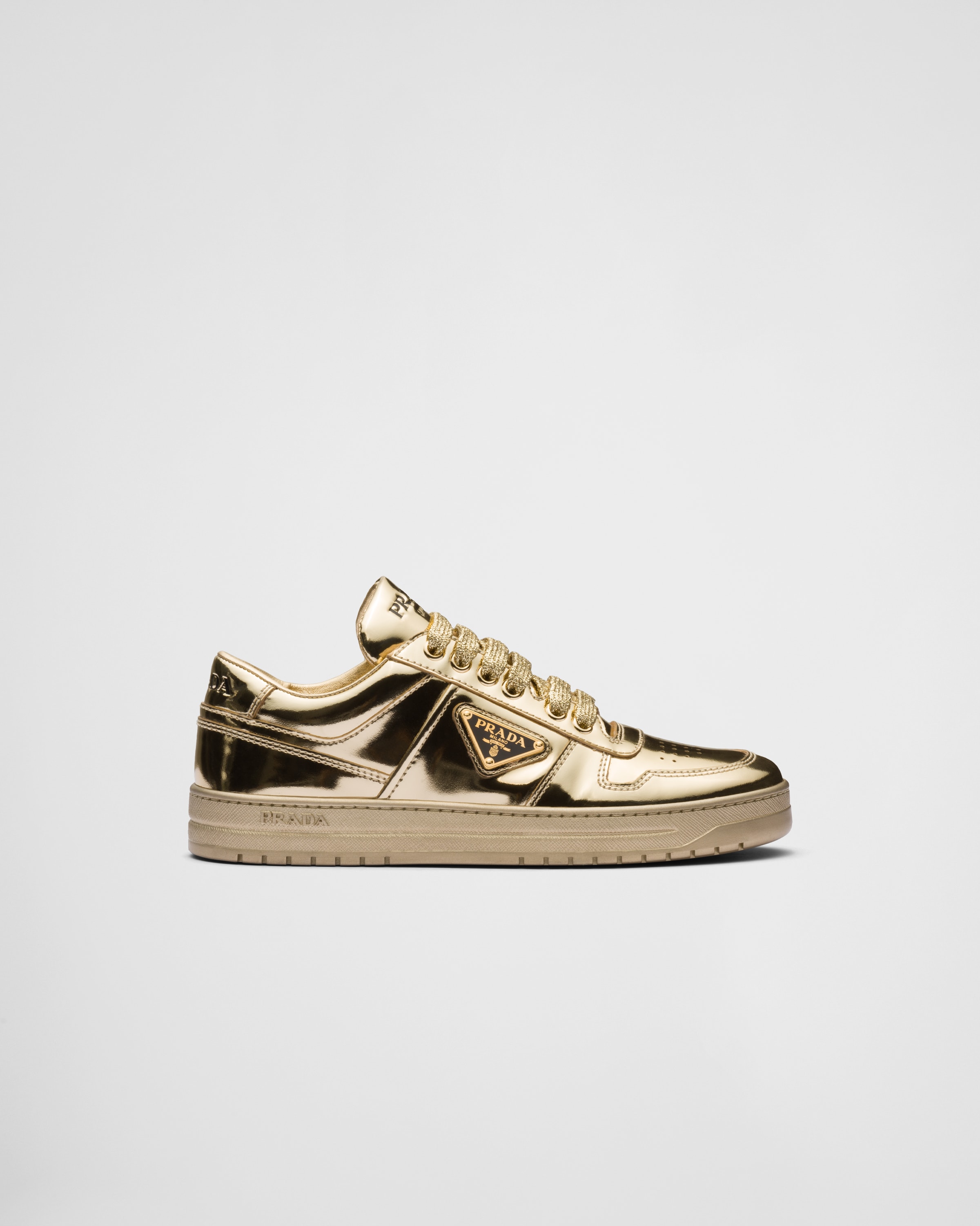 Platinum Downtown metallic leather 