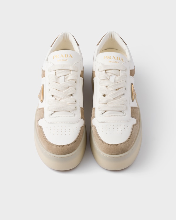 Downtown Bold nappa leather and suede sneakers Downtown Bold nappa leather and suede sneakers