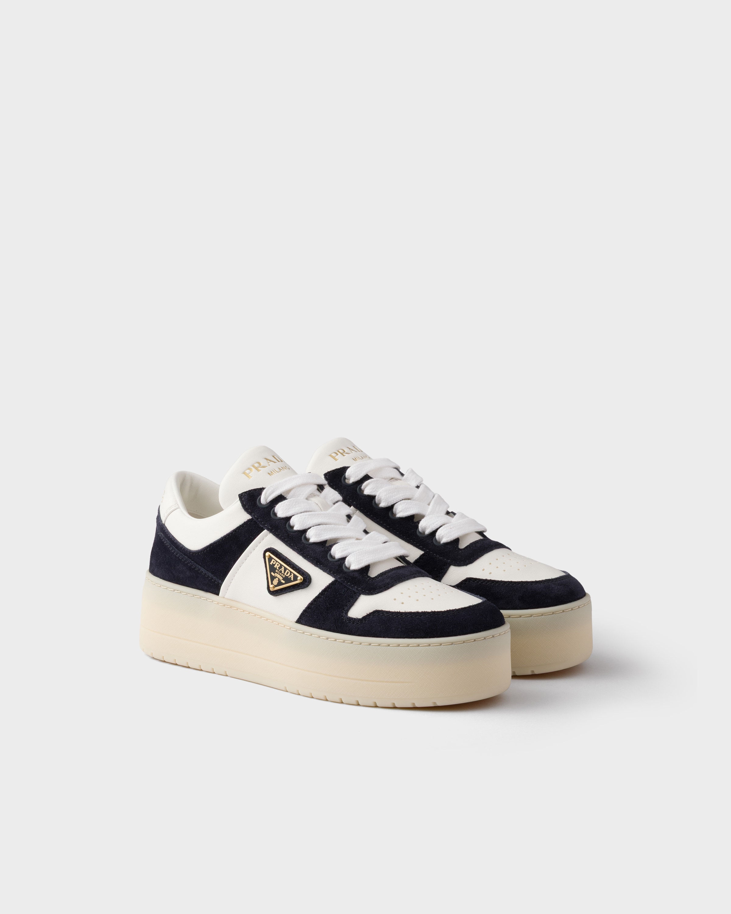 Zapatillas Downtown Bold de napa y ante