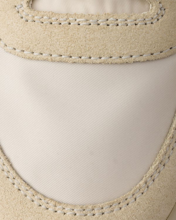Downtown Bold Re-Nylon and suede sneakers - Ivory Downtown Bold Re-Nylon and suede sneakers - Ivory