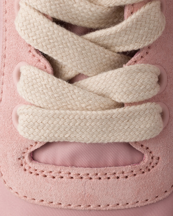 Baskets Downtown Bold en Re-Nylon et en daim - Pêche Baskets Downtown Bold en Re-Nylon et en daim - Pêche