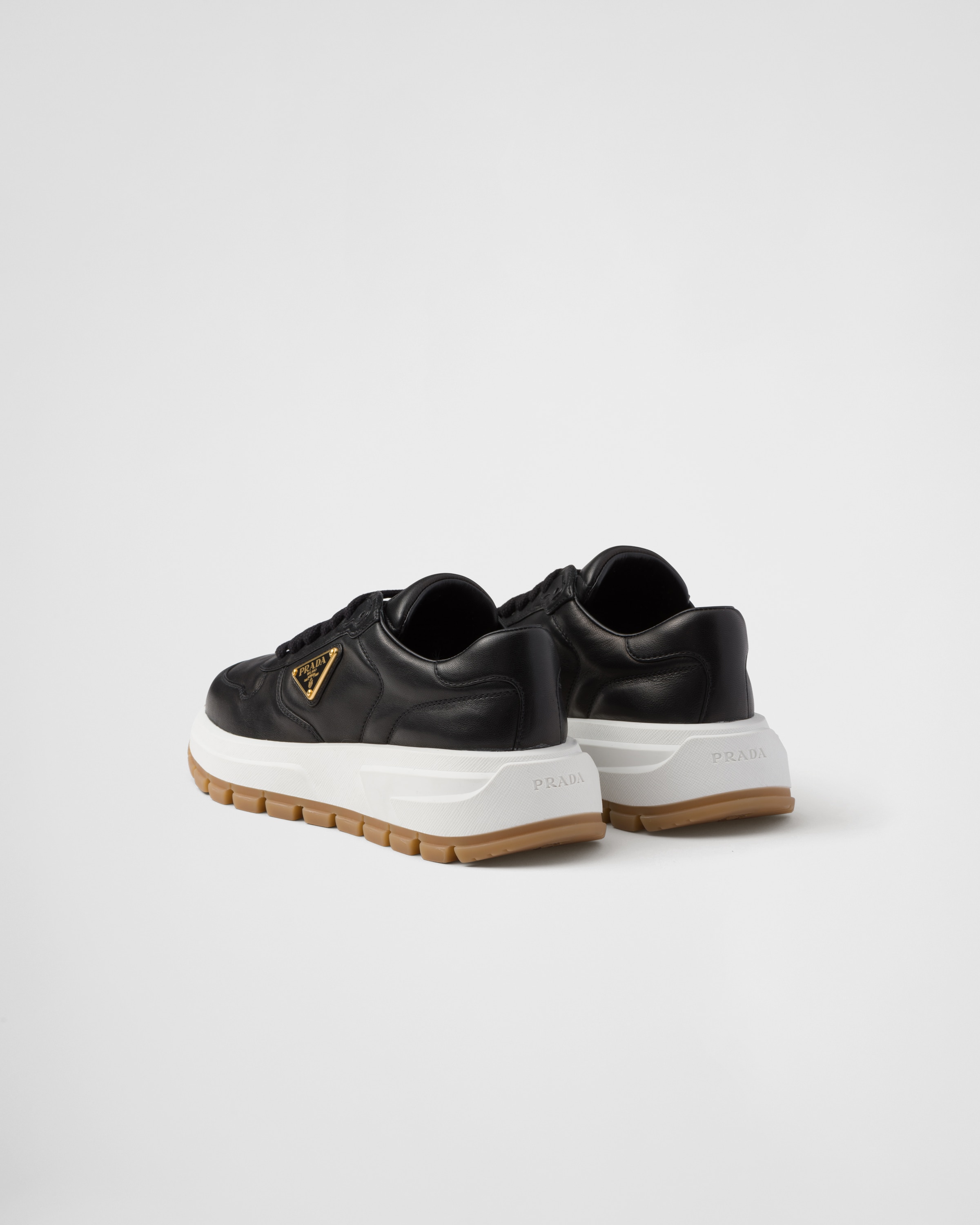 Prada black sneakers sales