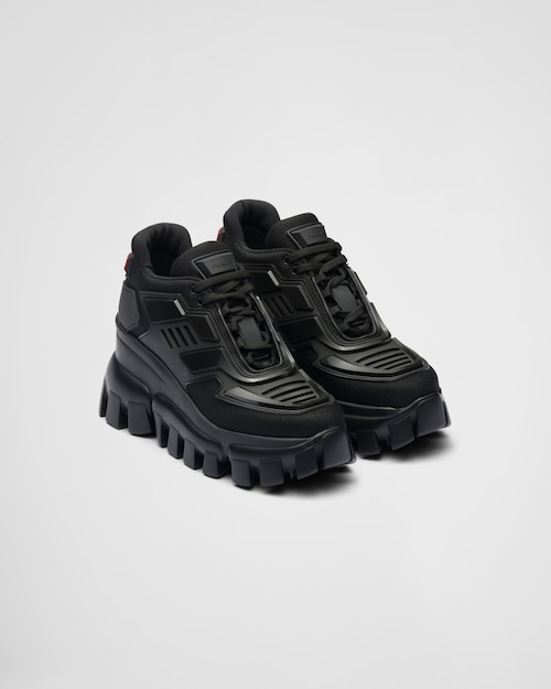 Black Prada Cloudbust Thunder high-top sneakers | Prada Black Prada Cloudbust Thunder high-top sneakers | Prada