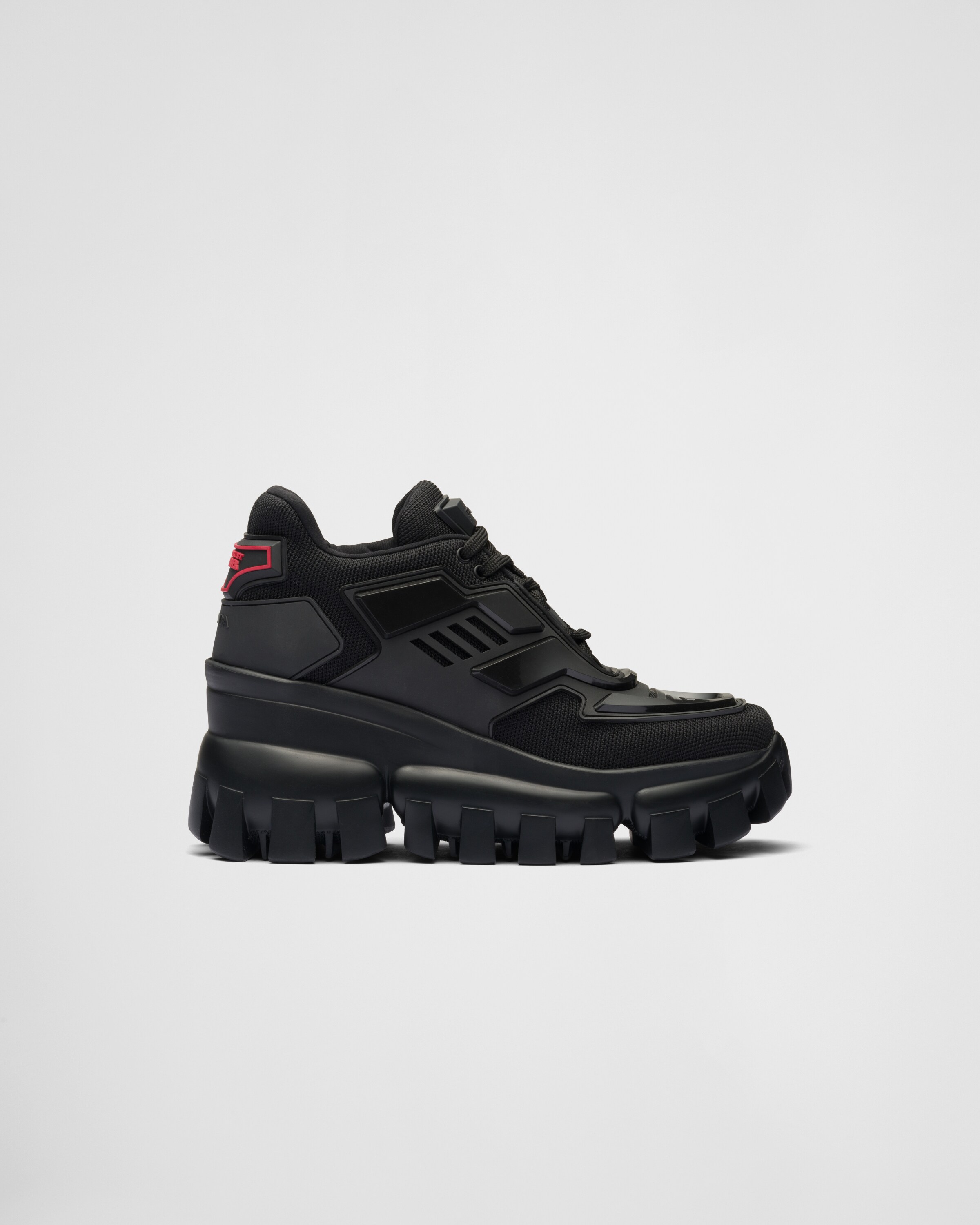 Black Prada Cloudbust Thunder high-top sneakers | Prada