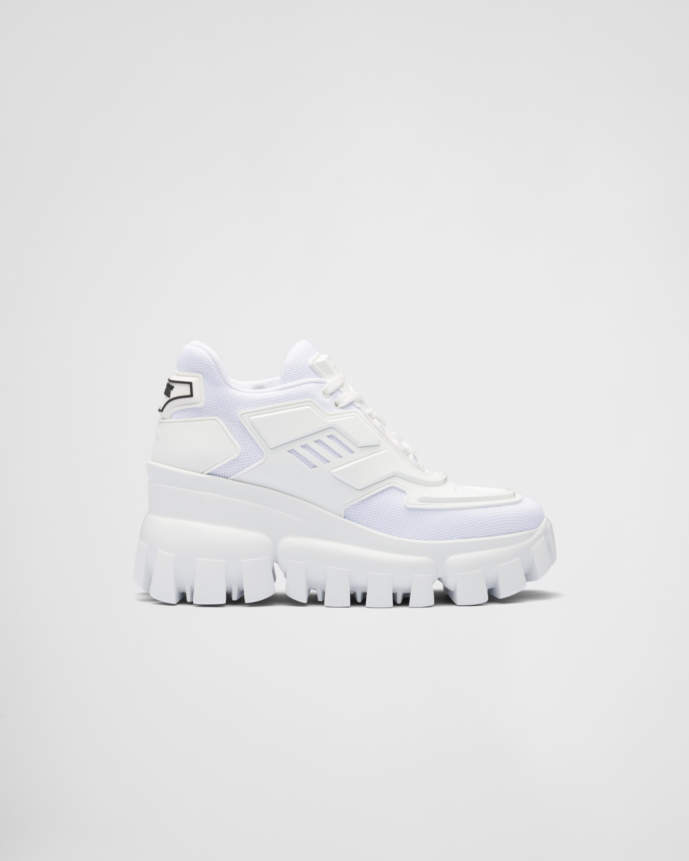 White Prada Cloudbust Thunder high-top sneakers | Prada