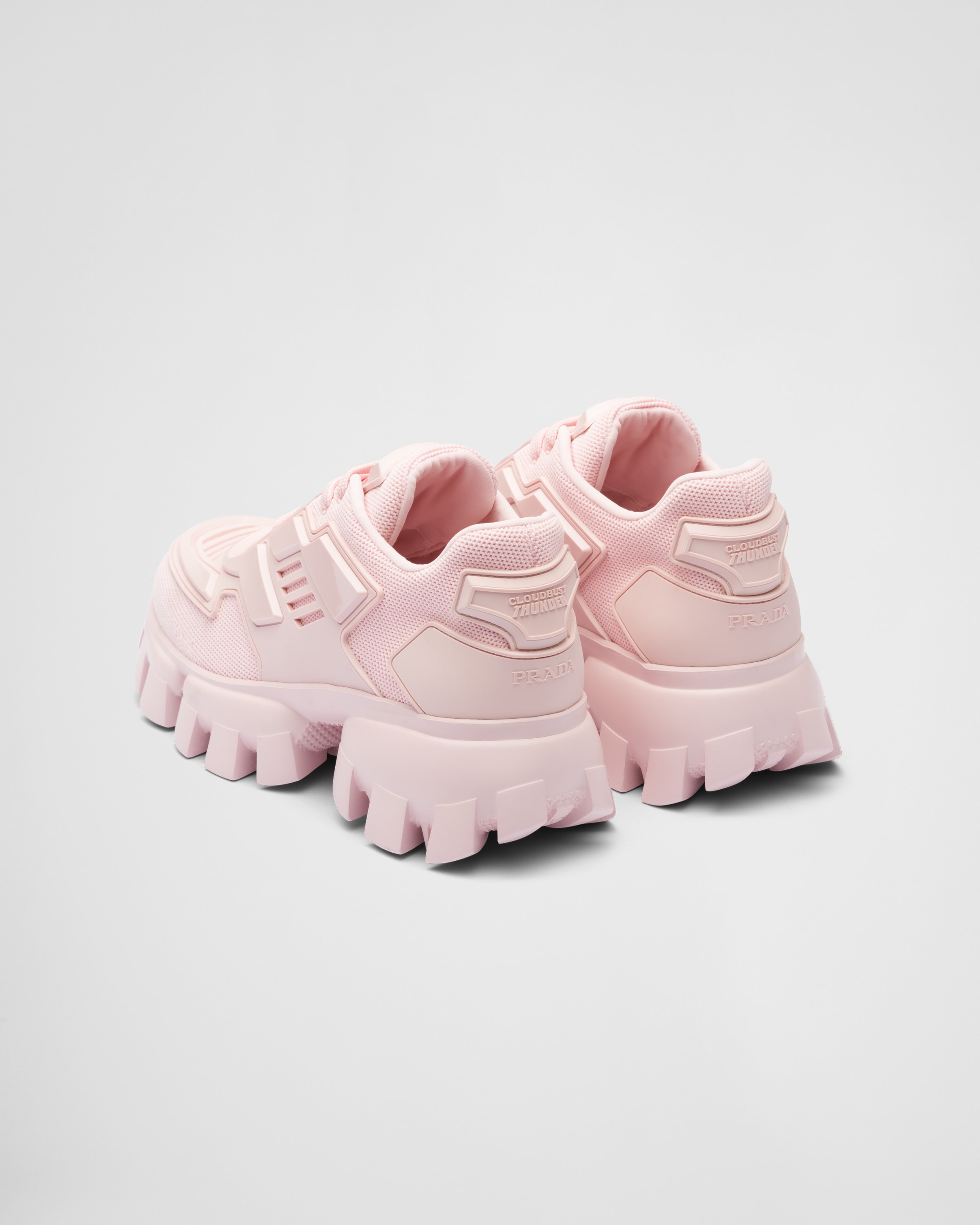 Alabaster Pink Prada Cloudbust Thunder sneakers | Prada