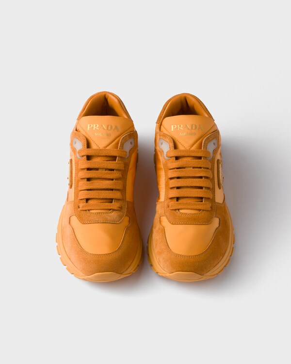 Prax 2.0 Re-Nylon and suede sneakers Prax 2.0 Re-Nylon and suede sneakers