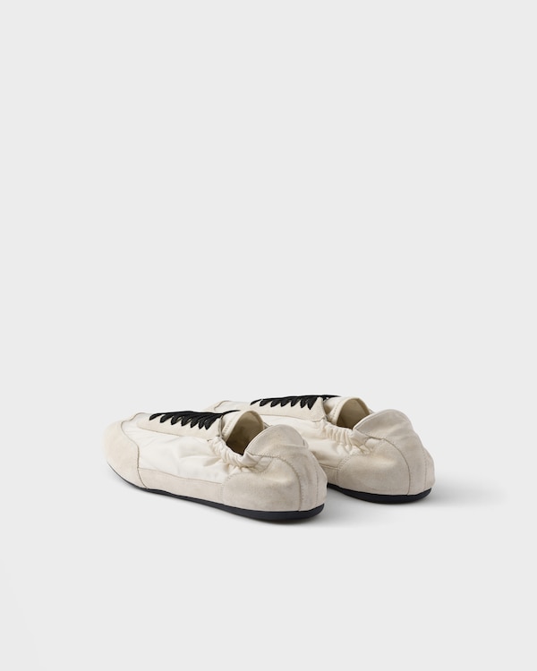 Collapse Re-Nylon and suede sneakers Collapse Re-Nylon and suede sneakers