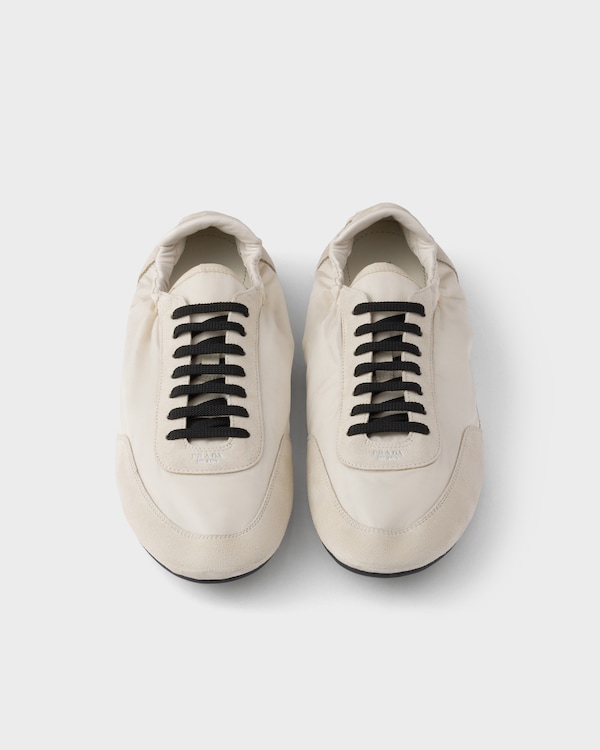 Collapse Re-Nylon and suede sneakers Collapse Re-Nylon and suede sneakers