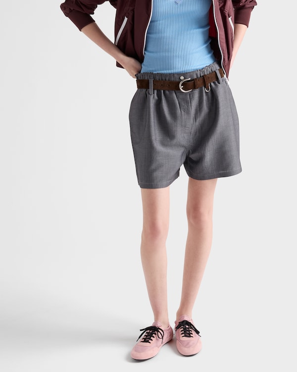 Collapse Re-Nylon and suede sneakers Collapse Re-Nylon and suede sneakers