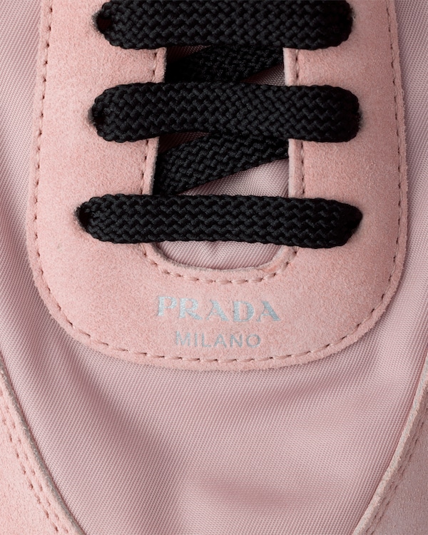 Collapse Re-Nylon and suede sneakers Collapse Re-Nylon and suede sneakers