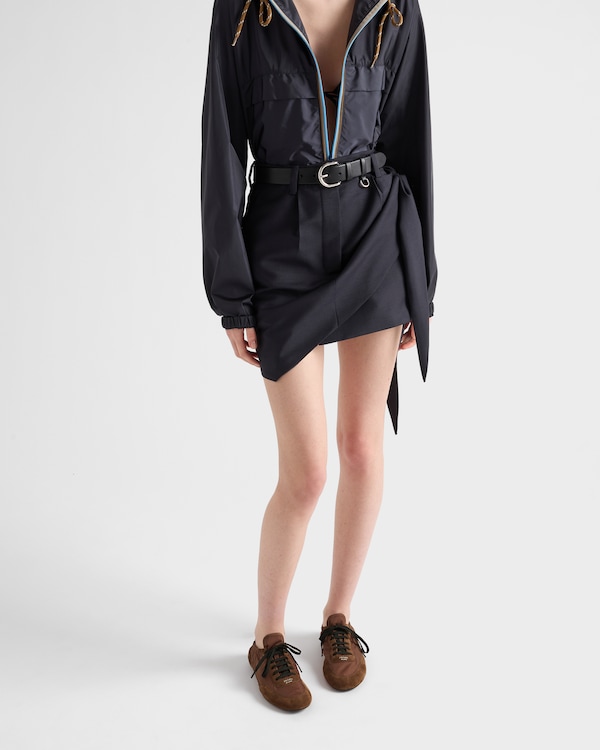 Collapse Re-Nylon and suede sneakers Collapse Re-Nylon and suede sneakers